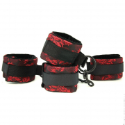 Наручники, бондаж красный