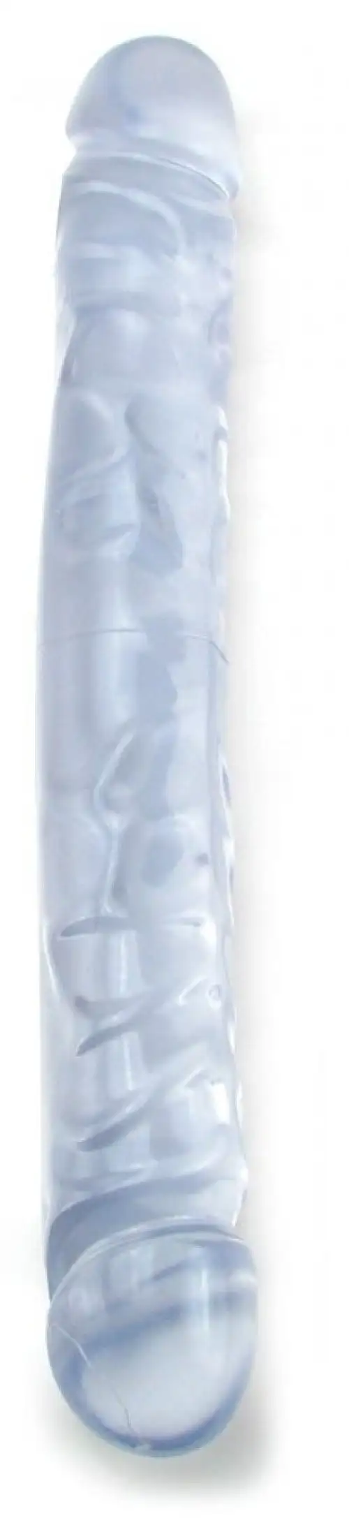 Фаллос двойной CRYSTAL JELLIES JR. DOUBLE DONG CLEAR photo 1