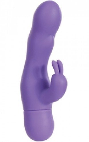 Вибратор PURRFECT SILICONE DUO VIBRATOR, фиолетовый photo 1