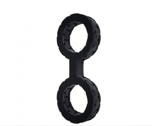 Наручники силиконовые Doc Johnson The Cuffs Small - Black photo 1