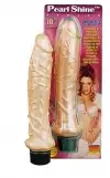Вибратор латексный PEARL SHINE FLESH (25 см) photo 3