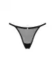 Прозрачные стринги с кружевом Obsessive Celia Noir thong XS/S photo 3