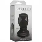 Анальный туннель Doc Johnson Platinum Premium Silicone - The Stretch - Medium - Black photo 2