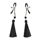 Зажимы для сосков Art of Sex - Nipple clamps Black Tassels photo 1