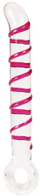 Стимулятор стеклянный GLASS WORXX CRYSTAL PACIFIER PINK photo 1