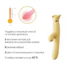 Вибратор с подогревом и вакуумной стимуляцией клитора Zalo - ROSE Vibrator Lemon Yellow photo 3