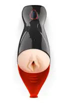 Премиум-вибромастурбатор Real Body - Real Sucking Pussy 2, всасывание, звук, стимуляция промежности photo 2