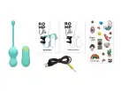 Виброяйцо для точки G с пультом управления Romp Cello Light Teal, водонепроницаемое photo 7
