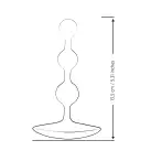 Анальные бусы Romp Amp Dark Purple, силикон, макс. диаметр 2,6 см photo 3