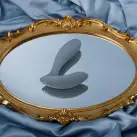 Смарт-вибратор в трусики Svakom Erica Dusty Blue, очень гибкий, 2 мотора photo 7