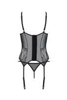 Корсет Passion LEAFA CORSET black S/M - ECO Passion photo 4