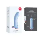 Фаллоимитатор Fun Factory THE BOSS STUB, нежно-голубой, реалистичная текстура, диаметр 4,1 см photo 6