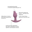 Анальная пробка Fun Factory BOOTIE FEM, розовая, в виде бутона, диаметр 2,9 см, тонкий ограничитель photo 3