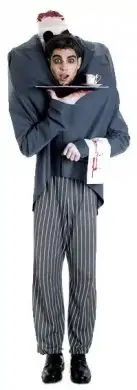 Костюм обезглавленного официанта HEADLESS BUTLER photo 1