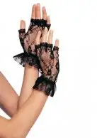 Перчатки LACE FINGERLESS WRIST RIFFLE WHITE photo 1