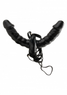 Двойной страпон Fetish Fantasy Vibrating Double Delight Strap-On, 12х3,7 см photo 1