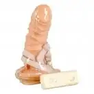 Страпон STRAP-ON HOLLOW EXTENDER WITH VIBRATION photo 2