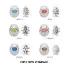 Мастурбатор-яйцо Tenga Egg Silky II с рельефом в виде паутины photo 6