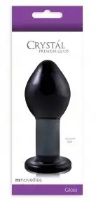 Большая анальная пробка «Crystal», 10х4 см photo 2