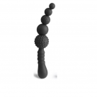 Двойной анальный фаллоимитатор, цвет черный photo 4