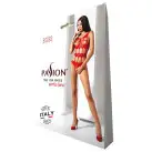 Сексуальный боди с вырезами Passion BS083 red photo 5