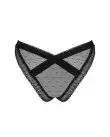 Кружевные трусики с заниженной талией Obsessive Estiqua panties M/L, черные photo 4