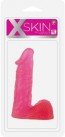 Фаллоимитатор XSkin 6 PVC dong, розовый photo 2