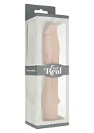 Вибромассажер CLASSIC LARGE VIBRATOR NUDE, 19х4.5 см photo 2