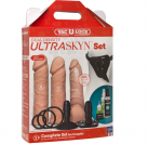 Страпон Doc Johnson Vac-U-Lock - Dual Density UltraSKYN Set photo 6