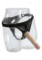 Набор из трусиков и насадки Vac-U-Lock 8 Classic Dong Ultra harness 20х4.5 см. photo 1