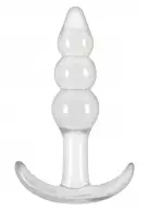 Анальная пробка Jelly Rancher T-plug Ripple, 7,6х3,2 см photo 1