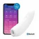 Вакуумный клиторальный стимулятор Satisfyer Curvy 1+ White photo 1
